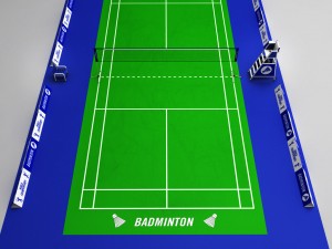 badminton court arena 3D Model