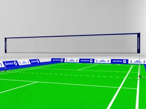 badminton court arena 3D Model
