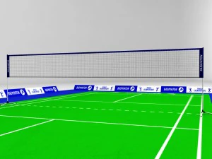 badminton court arena 3D Model