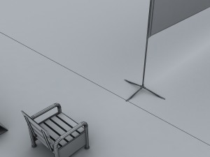 badminton court arena 3D Model