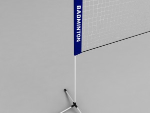 badminton net Modello 3D