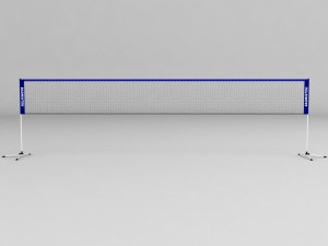 badminton net Modello 3D