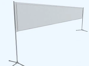 filet de badminton Modèle 3D