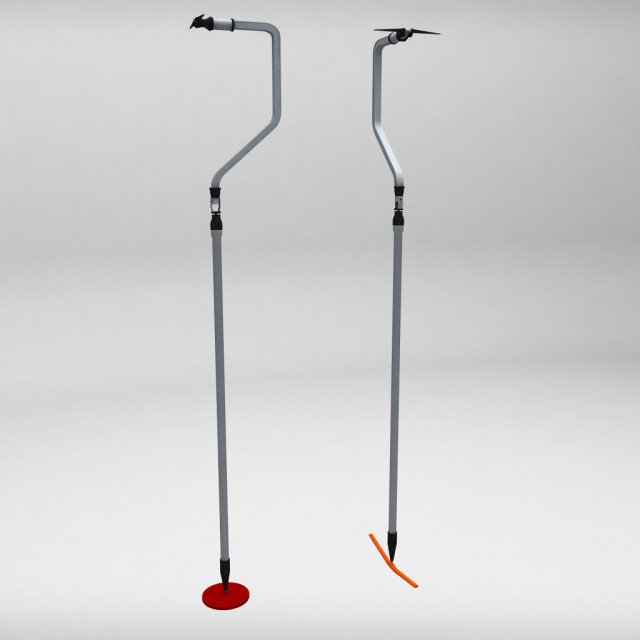 ski lift rod 3D Model .c4d .max .obj .3ds .fbx .stl .blend 