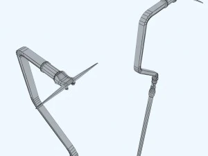 ski lift rod 3D Model