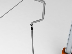 ski lift pole rod 2 Modelo 3D