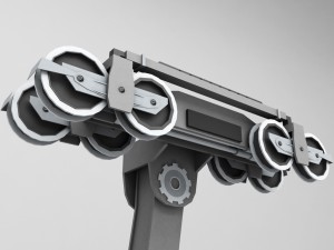 ski lift gondola cable car Model 3D