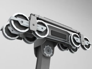 ski lift gondola cable car 3D Model