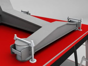 ski lift gondola cable car 3D Model