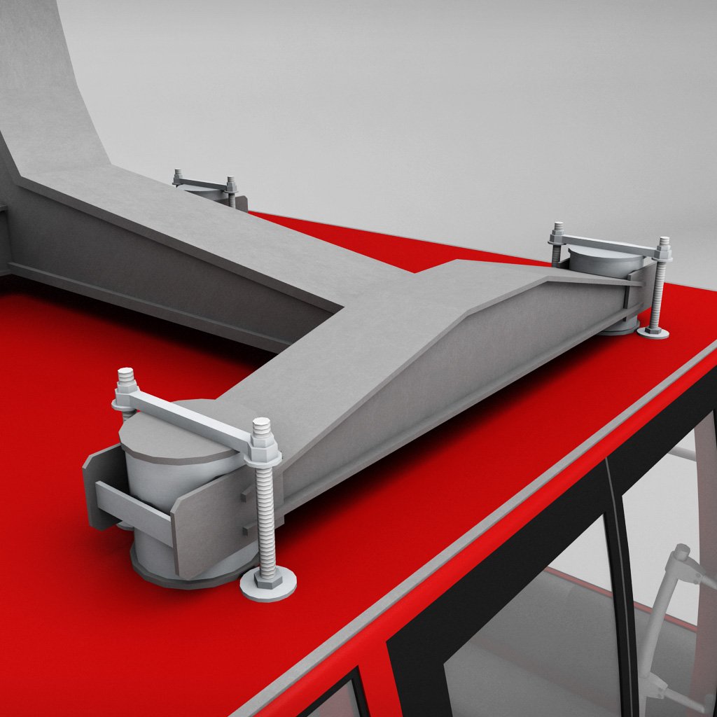 Ski lift gondola cable car 3D Model in Sports Equipment 3DExport