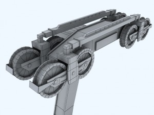 ski lift gondola cable car Model 3D
