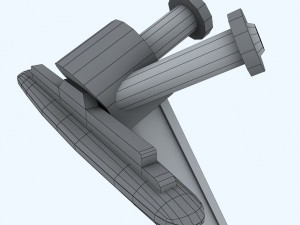 ski lift gondola cable car small Modelo 3D