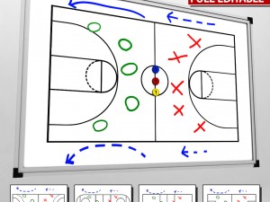 sport blackboard tactical low poly 3Dモデル