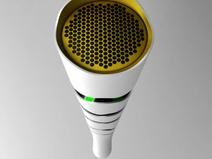 Rio 2016 olympic games torch low poly 3D Model