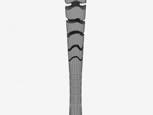 rio 2016 olympic games torch low poly 3D Model