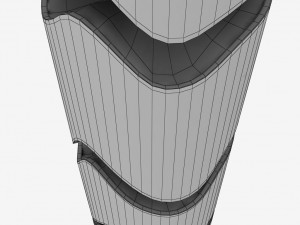 rio 2016 olympic games torch low poly 3D Model