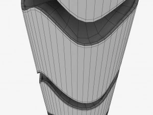 Rio 2016 olympic games torch low poly 3D Model