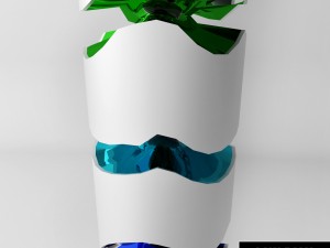 rio 2016 olympic games torch low poly 3D Model