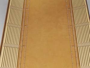 horse jump riding arena tribune low poly 3D Model
