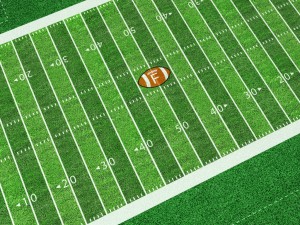 football american stadium field low poly Modello 3D