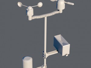 weather meteo station device 3D 模型