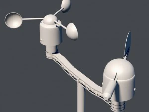 weather meteo station device 3D Model