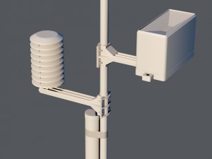 weather meteo station device 3D 模型