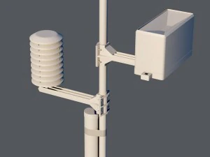 weather meteo station device 3D Model