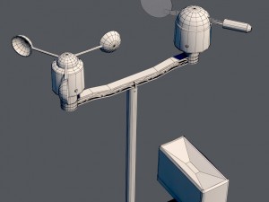 weather meteo station device 3D 模型