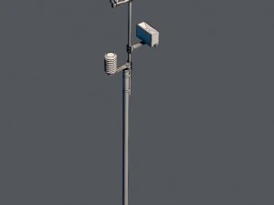 weather meteo station device 3D Model