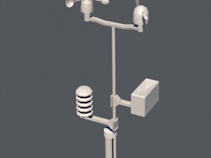 weather meteo station device 3D 模型