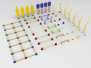 equipamento de treinamento de futebol Modelo 3D