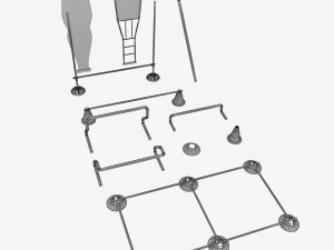 soccer football training equipment 3D Модель