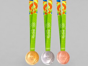 rio olympic medal sport pack 3D Models