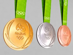Спортивний пакет з олімпійською медаллю в Ріо 3D Модель