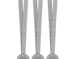 rio olympic medal sport pack 3D Модель