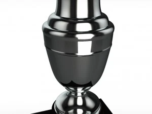 Copa America Cup trofee laag detail 3D Model
