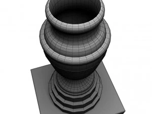 Copa America Cup trofee laag detail 3D Model