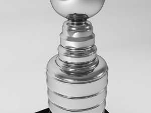 hockey stanley cup trophy low poly 3D Model