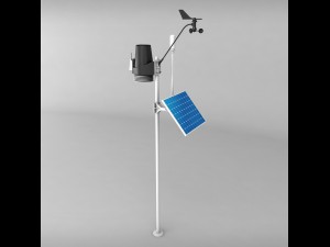 weather meteo station 2 3D-Modell