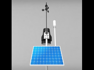 weather meteo station 2 3D-Modell