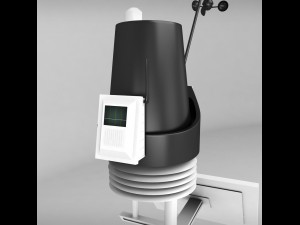 weather meteo station 2 3D-Modell