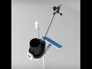 weather meteo station 2 3D Model