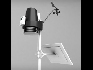 weather meteo station 2 3D-Modell