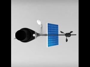 weather meteo station 2 3D Model