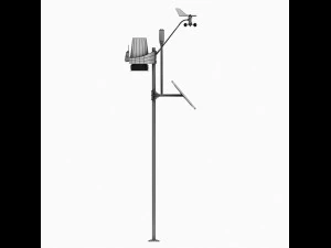weather meteo station 2 3D Model