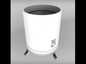 weather meteo station wireless set pack low poly 3D Model