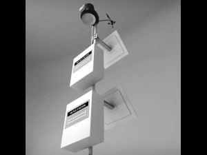 weather meteo station high detail 3D 모델