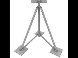 weather meteo station high detail 3D 모델