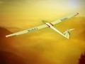 Glider Sailplane Glaser DG-100 low poly 3D Model